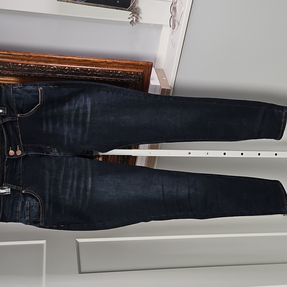 Denim Jeans in dark wash, stretch. Size xxl